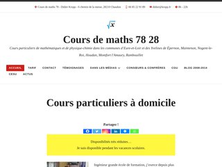 Cours de maths 78