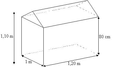 un exercice sur le calcul du volume d'un prisme cinquime : image 1
