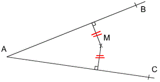 Bissectrice et cercle inscrit dans un triangle - cours 4me : image 4