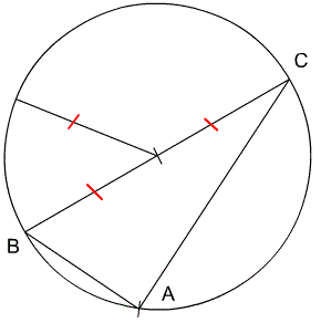 Triangle rectangle et cercles circonscrits - Cours 4me : image 4
