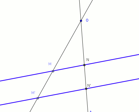 Triangles : milieux et parallles, thorme de Thals : image 7