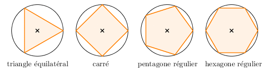 Cours complmentaire sur les angles inscrits et polygones rguliers : image 5