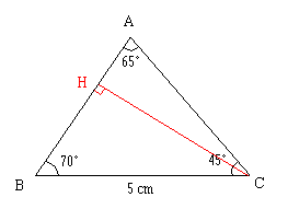 Trigonomtrie Triangle Quelquonque