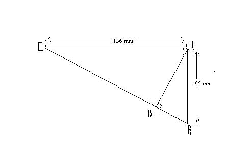 DM : Aire et hauteur issue d\'un triange rectangle