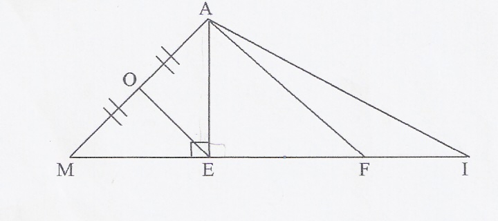 Problme sur droites concourantes, triangles et angles