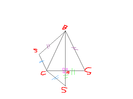 Patron pyramide a base triangle rectangle
