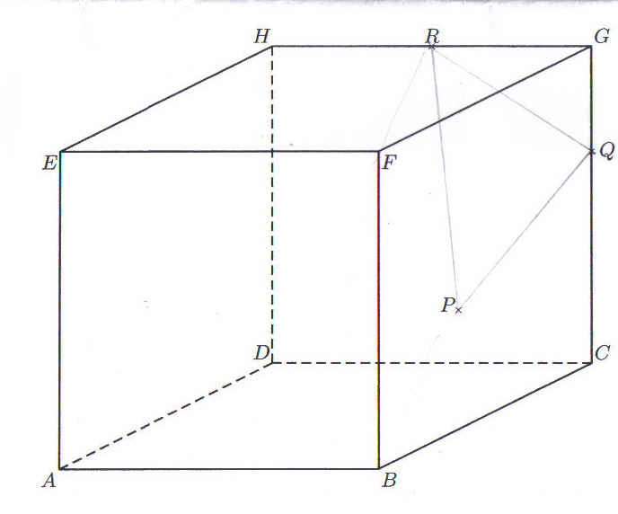 Dterminer l\'intersection de deux plans dans un cube