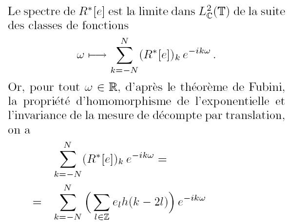 Autour de Parseval