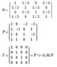 Existence d\'une matrice de covariance
