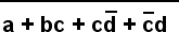 calcul bool�en : probl�e dans expression a simplifier