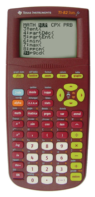 programme calculatrice TI.82