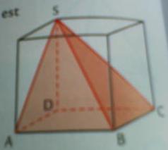 Patron d\'une pyramide a base triangulaire 