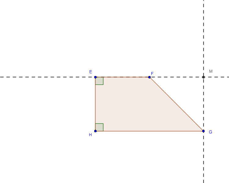 trapze rectangle et distance
