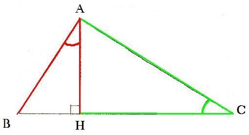 Triangle Rectangle avec hauteur = angles gaux ?