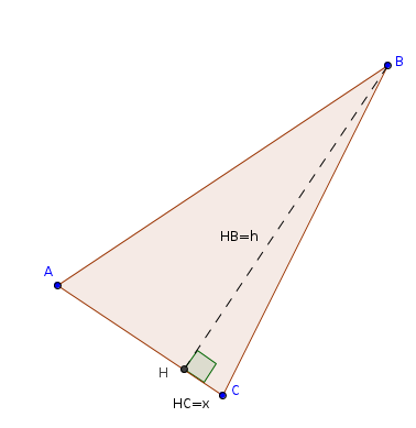 comment trouver hauteur d un triangle rectangle