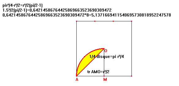 exercice calcul aire d apres une figure
