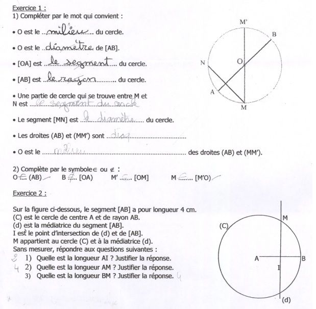 Exercice De Géométrie 6ème A Imprimer Devoir de géométrie, exercice de bases de la géométrie - 473624