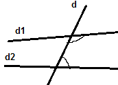 problme dfinition angles correspondants