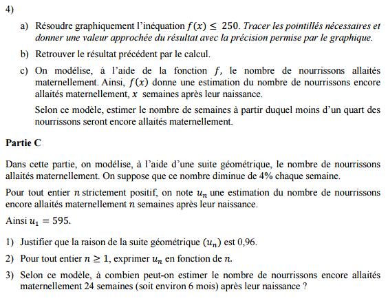 Sujet et correction Bac ST2S 2016 Mathématiques métropole : image 3