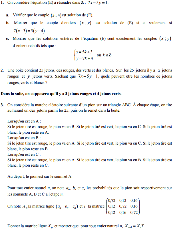 Sujet de Mathématiques Bac S 2015 - Spé et non Spé : image 6