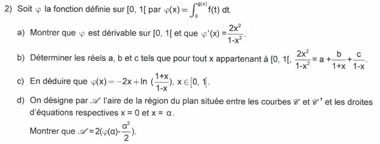 Bac Maths Principale Tunisie 2019 : image 1