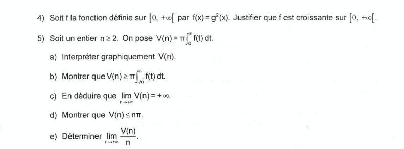 Bac Maths (contrôle) Tunisie 2019  : image 5
