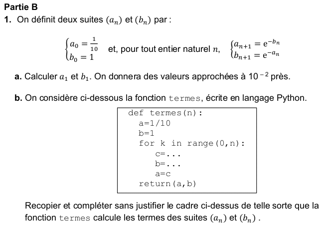Bac général spécialité maths 2022 Liban-Mayotte (2) : image 6
