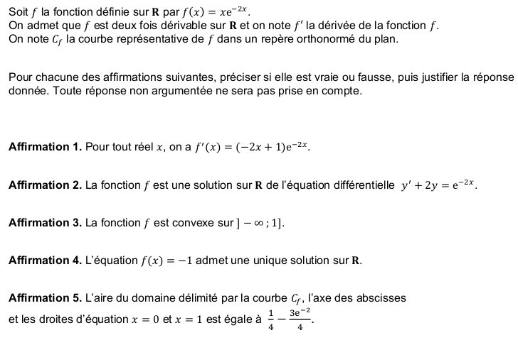 Bac sp�cialit� maths 2025 Asie (remplacement) Jour 1 : image 2