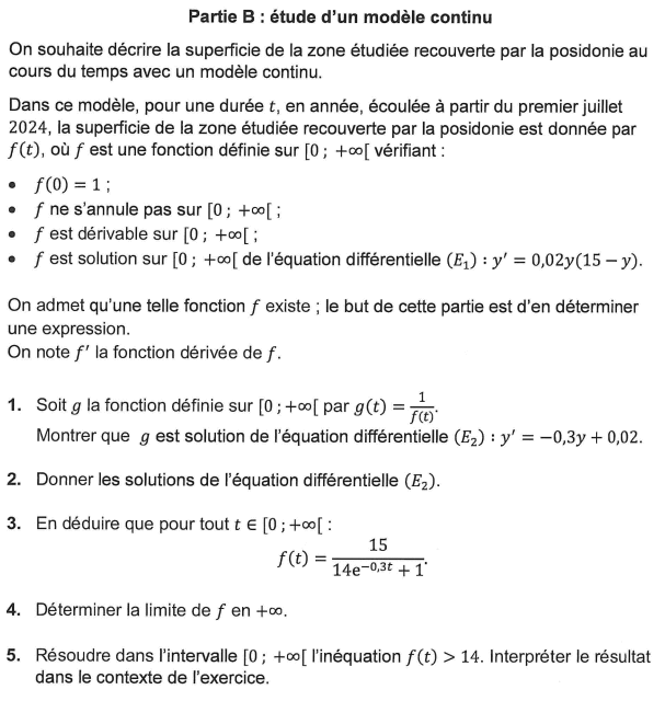 Bac sp�cialit� maths 2025 M�tropole Jour 1 : image 20