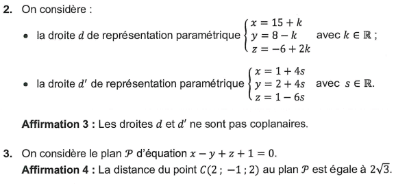 Bac sp�cialit� maths 2025 M�tropole Jour 1 : image 23