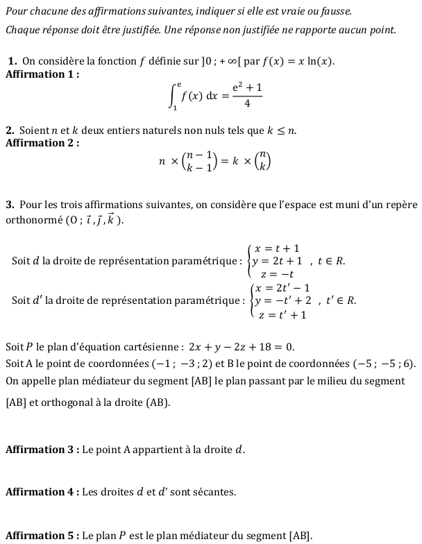 Bac sp�cialit� maths 2025 Polyn�sie (remplacement) Jour 1 : image 11