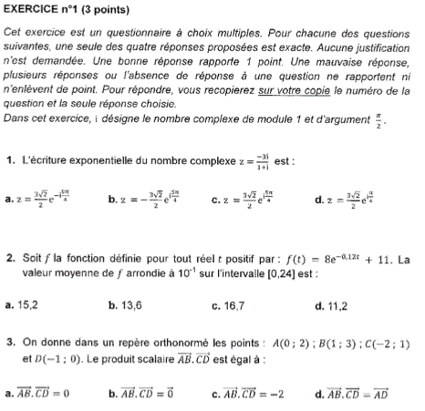 Sujet et correction Mathmatiques Bac STI2D Polynsie 2016 : image 1