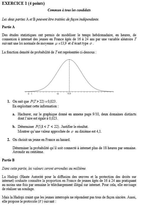 Sujet corrig Maths Bac S 2016 Pondichery : image 13