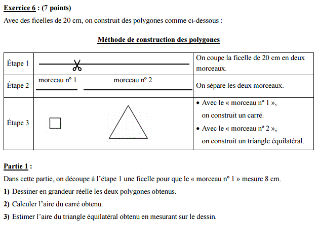 Sujet et correction Maths brevet 2016 de métropole : image 6