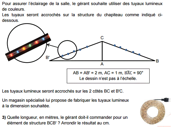 Sujet Maths Brevet 2016 de mtropole, srie pro : image 7