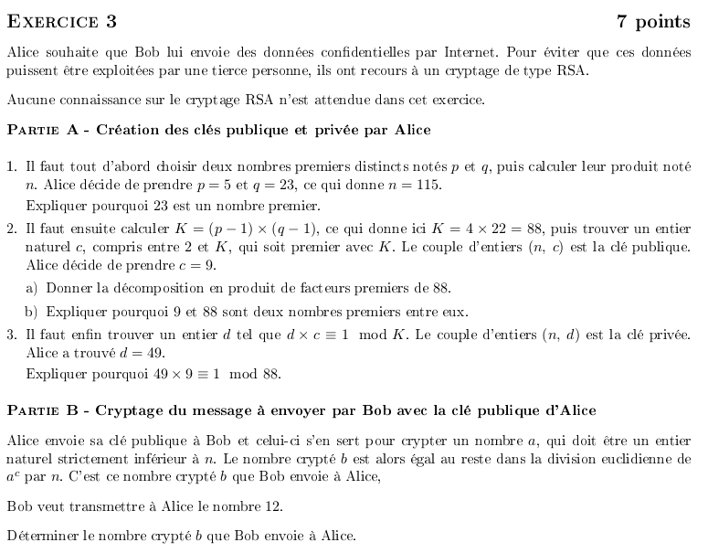 BTS SIO Obligatoire Polynsie 2014 et son corrig : image 3