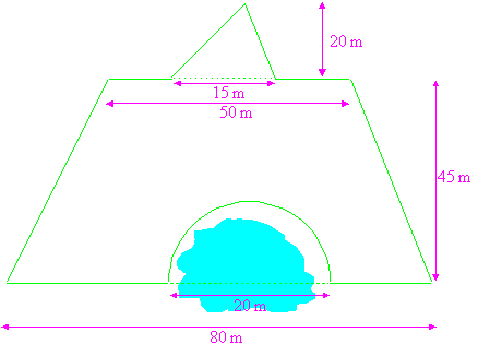 un exercice portant sur le calcul de l'aire d'un champ cinquième : image 1