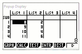 Calculatrice, diagramme en bote et cart-type sur un exemple simple : image 8