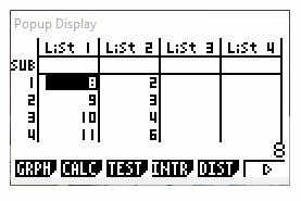 Calculatrice, diagramme en boîte et écart-type sur un exemple simple : image 8