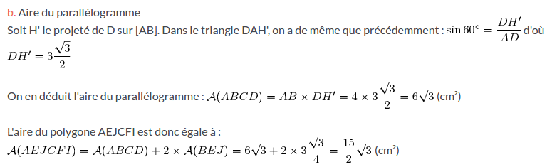 Pavage du plan : exercices corrigés : image 4