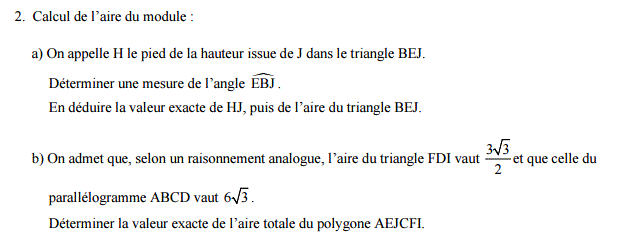 Pavage du plan : exercices corrigés : image 5