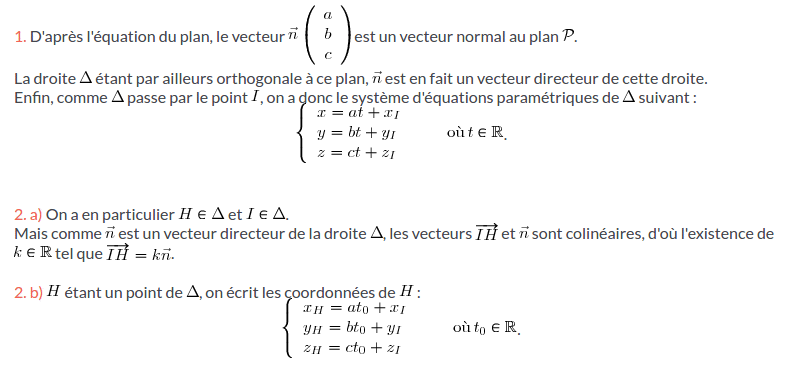 Calcul de distances dans l'espace : image 2