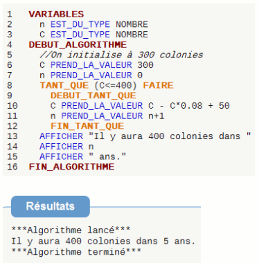 Algorithmes boucle tant que  : image 21