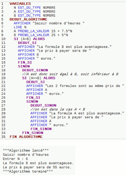 Algorithmes si alors sinon : image 10