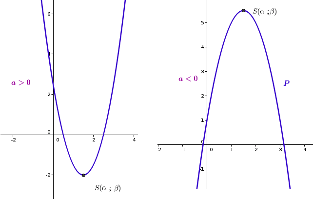 Fonction polynôme de degré 2 et parabole : image 6