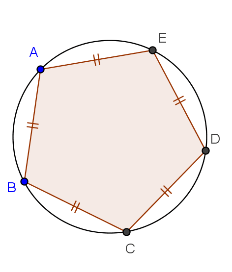 Exercice sur les angles inscrits, Angle au centre et polygones rguliers : image 1