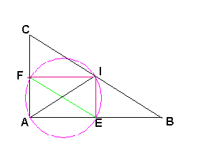 gomtrie (configuration de plan): triangle rectangle et ce