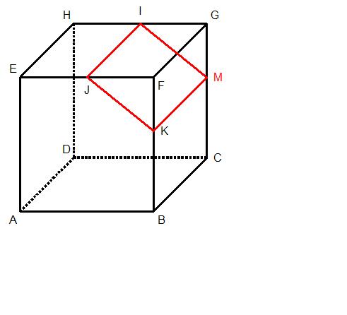 Dmontrer la section d un cube par un plan de l espace.