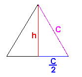 longueur de la hauteur d un triangle équilatéral difficile