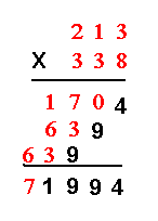 Multiplication tronqu�e.